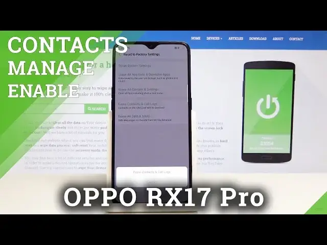 Video thumbnail for OPPO RX17 Pro How to Erase Contacts & Call Logs