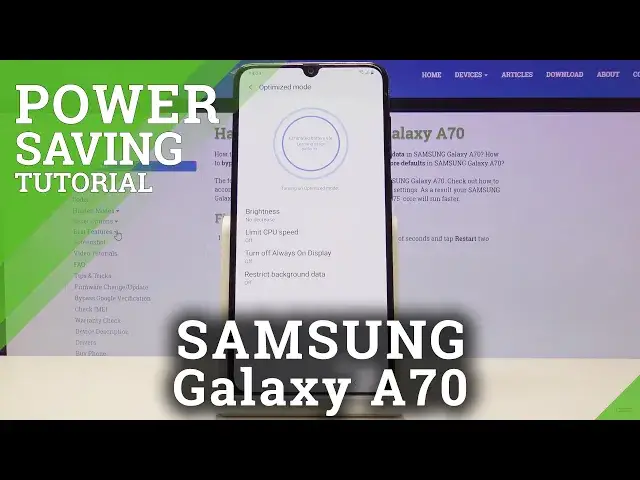 Video thumbnail for How to Enable Power Saving Mode in SAMSUNG Galaxy A70 - Extend Battery Life