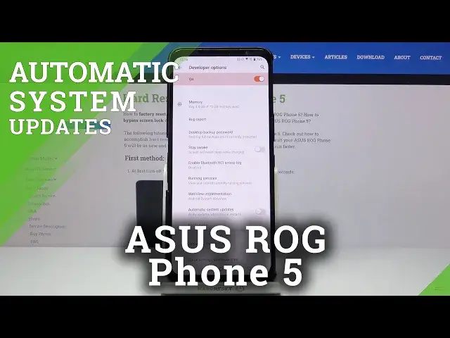 'Video thumbnail for How to Activate Automatic System Updates on ASUS ROG Phone 5 – System Actualizations'