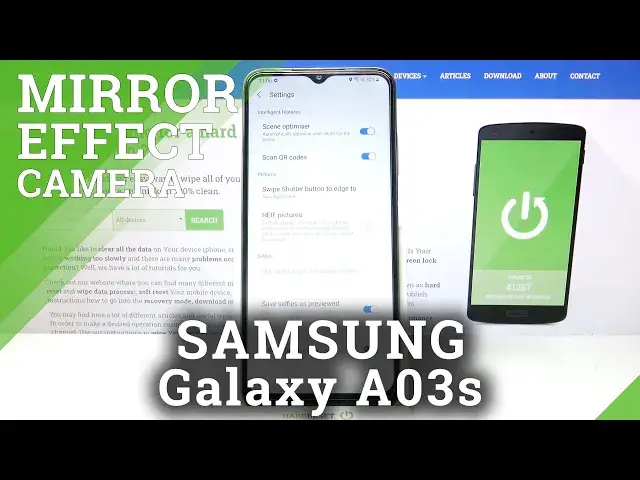 Video thumbnail for How to Enable/Disable Camera Mirror Effect in SAMSUNG Galaxy A03s – Customize Camera Options