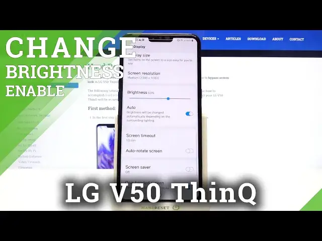Video thumbnail for How to Activate Auto Brightness in LG V50 ThinQ – Set Automatic Screen Brightness Level