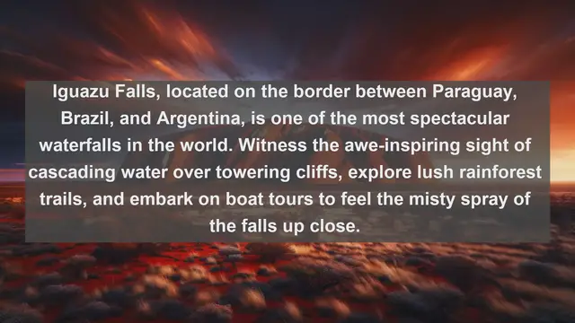 Video thumbnail for Unveiling Paraguay's Natural Beauty: Top 10 Must-Visit Landscapes