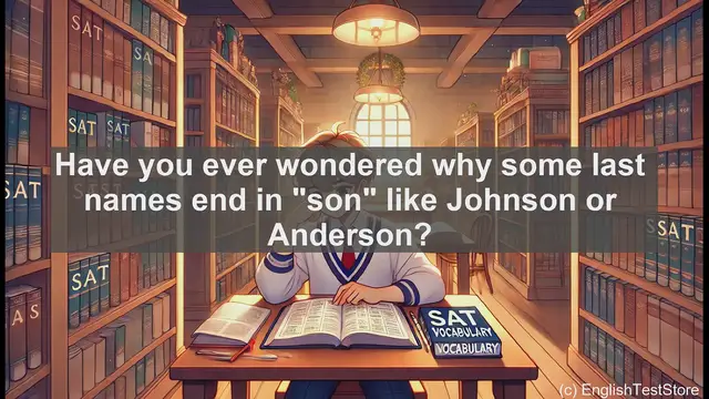 Video thumbnail for 5000 Must Know SAT Vocabulary - What Are Patronymics? SAT Vocabulary Explained