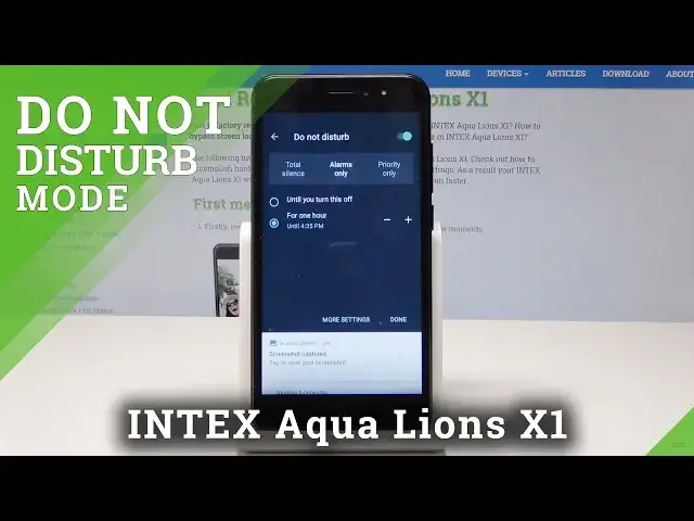 Video thumbnail for Do Not Disturb Mode in INTEX Aqua Lions X1 - Mute Settings