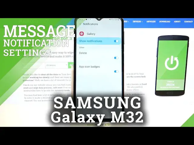 'Video thumbnail for Disable or Activate Notifications – SAMSUNG Galaxy M32 and Messages Settings'