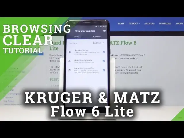 Video thumbnail for How to Delete Browser History in KRUGER & MATZ Flow 6 Lite - Restore Browser Factory Settings