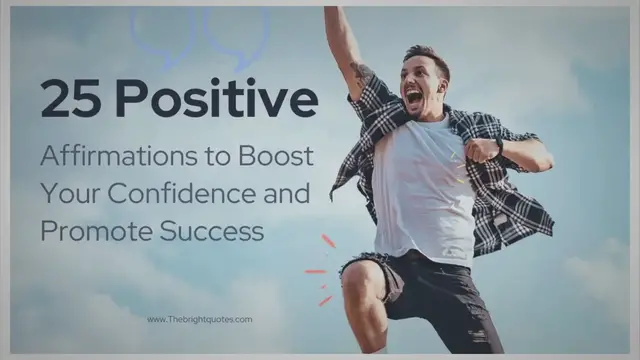 'Video thumbnail for 25 Positive Affirmations to Boost Your Confidence and Promote Success'