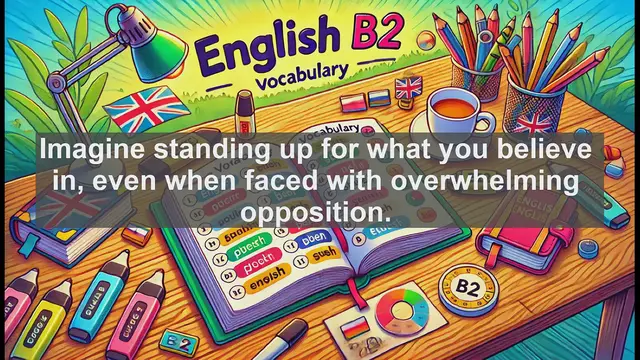 Video thumbnail for 1500 Must Know CEFR B2 Vocabulary - Courage: The Heart of Bravery and Resilience