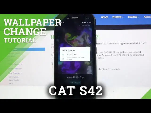 Video thumbnail for How to Apply Live Wallpaper in Cat S42 - Magic Fluids