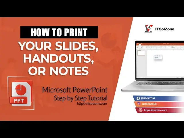 'Video thumbnail for Mastering PowerPoint Printing: Slides, Handouts, and Notes | Step By Step | Tutorial | ITSolZone'