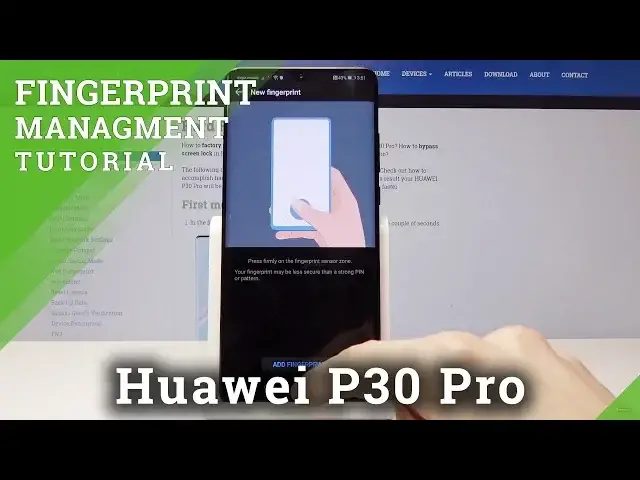 Video thumbnail for How to Add a Fingerprint in HUAWEI P30 Pro - Screen Protection