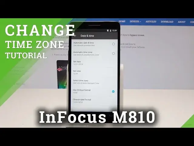 'Video thumbnail for How to Set Up Date and Time in InFocus M810 - Time Changing'