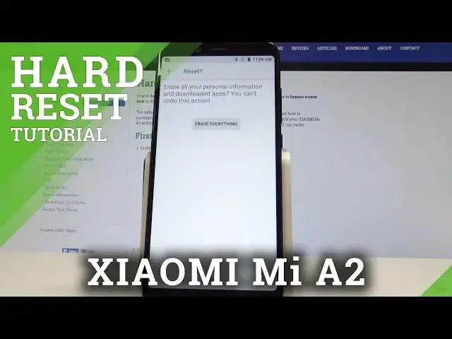 'Video thumbnail for HARD RESET XIAOMI Mi A2 - Erase All Content & Settings'