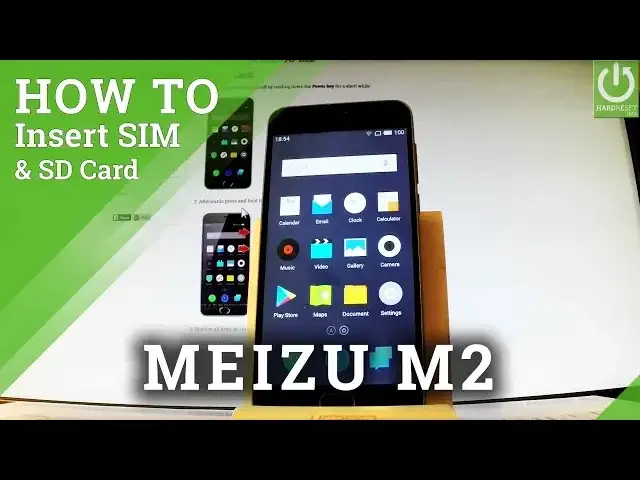 'Video thumbnail for Insert SIM & SD in MEIZU M2 - Install Nano SIM and Micro SD'