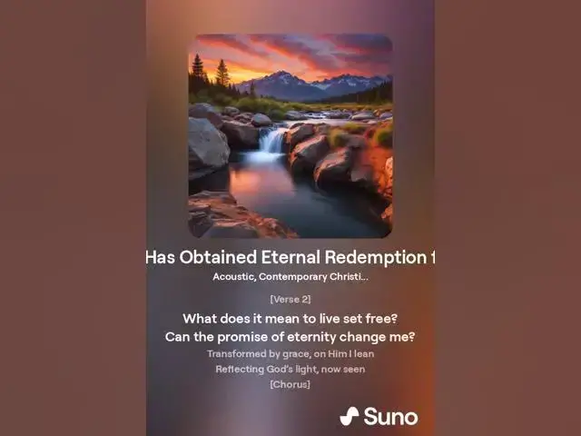 Video thumbnail for Jesus Has Obtained Eternal Redemption for Me #christiansongs #christianmotivation