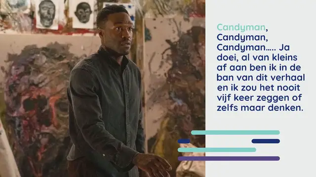 Video thumbnail for Candyman 2021 say it, een nieuw deel van deze iconische urban legend