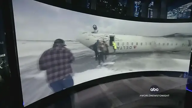 Video thumbnail for Breaking News: Delta Plane Crash Landing, U.S. Mass Layoffs & Russia-Ukraine War Talks