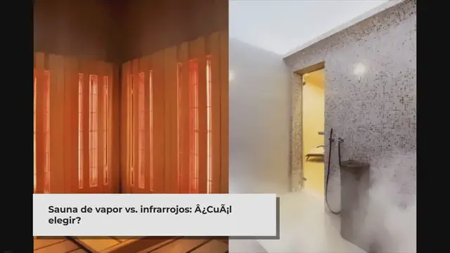 Video thumbnail for ▷ Sauna de infrarrojos vs baño de vapor: ¿cuál es la diferencia?