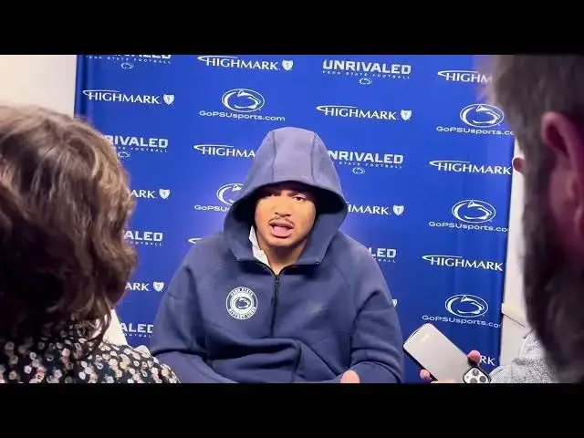 Video thumbnail for Penn State football: Defensive lineman Dvon J-Thomas explains final drive vs. Ohio State