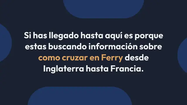 Video thumbnail for Como cruzar en Ferry de Inglaterra a Francia: