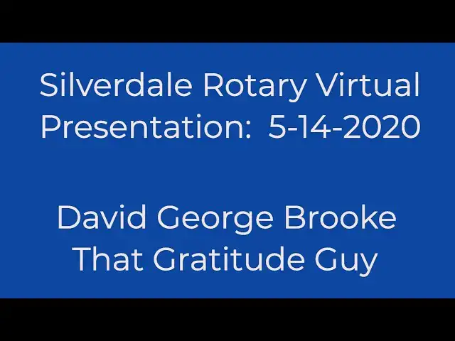 Video thumbnail for Silverdale Rotary Virtual Presentation:  5-14-2020