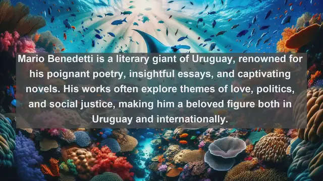 Video thumbnail for Exploring Literary Icons: Top 10 Renowned Writers from Uruguay