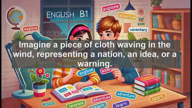 Video thumbnail for 2500 Must Know CEFR B1 Vocabulary - Understanding the Word 'Flag': Meanings, Uses, and Common Errors