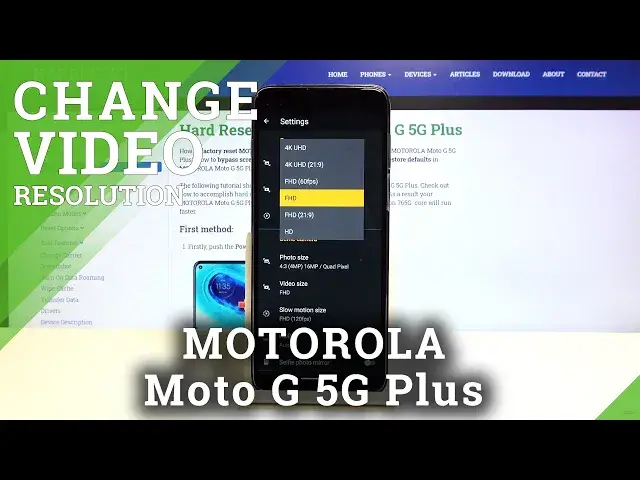 'Video thumbnail for How to Change Video Size in Motorola Moto G 5G Plus- Camera Settings'