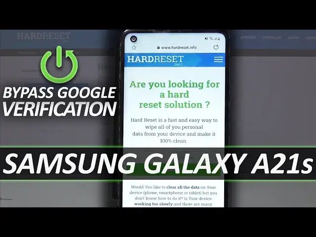 Video thumbnail for How to Bypass FRP in SAMSUNG Galaxy A21s – Skip Google Verification