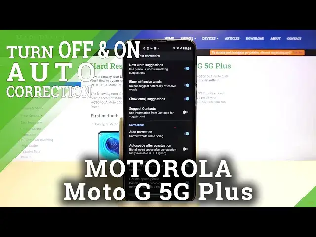 'Video thumbnail for How to Turn On Auto Correction in MOTOROLA Moto G 5G Plus – Activate Auto Correction'