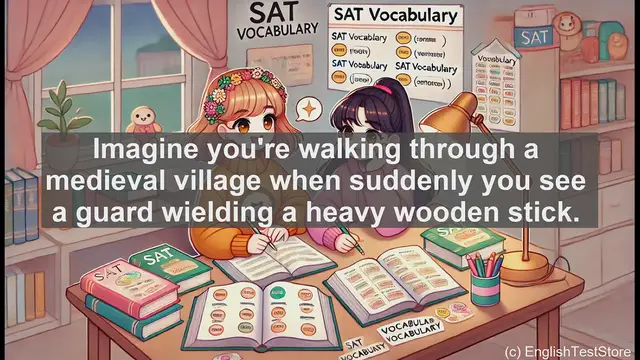 Video thumbnail for 5000 Must Know SAT Vocabulary - SAT Vocabulary: Understanding the Word 'Cudgel'
