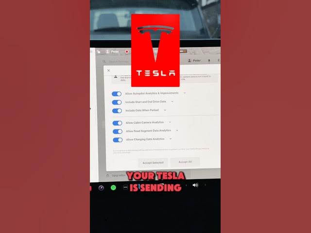 Video thumbnail for Is Your Tesla Watching You? 👀#teslatips #datasharing #carsettings #teslamodely #teslastock