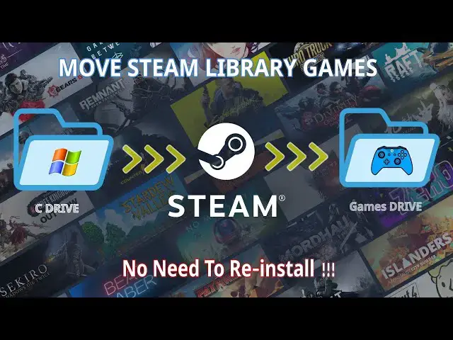 'Video thumbnail for Move Steam Library Games Easily Watch This Now #steamgame #gaming #ssd'