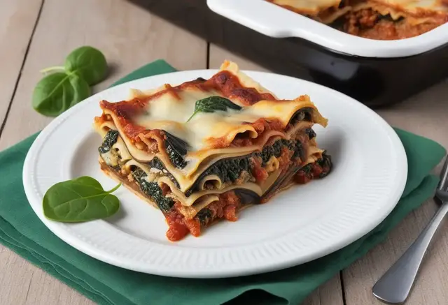 Video thumbnail for Eggplant and Spinach Lasagna