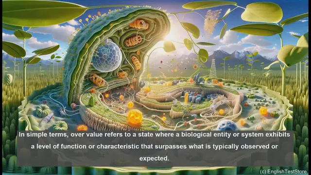 Video thumbnail for Over value in biology