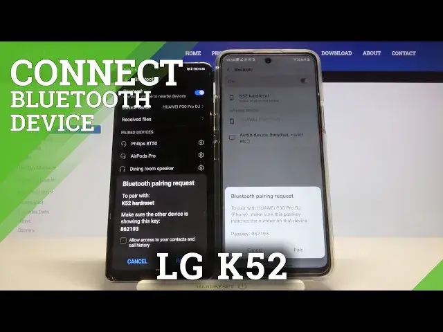 'Video thumbnail for How to Link Devices with LG K52 via Bluetooth – Bluetooth Connection'