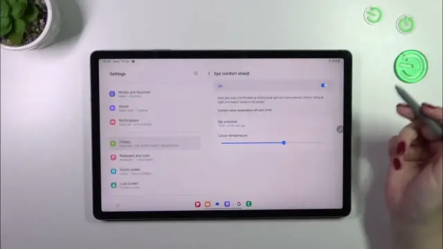 Video thumbnail for How to Activate Eye Comfort Mode on SAMSUNG Galaxy Tab S9 FE+ for Strain-Free Viewing