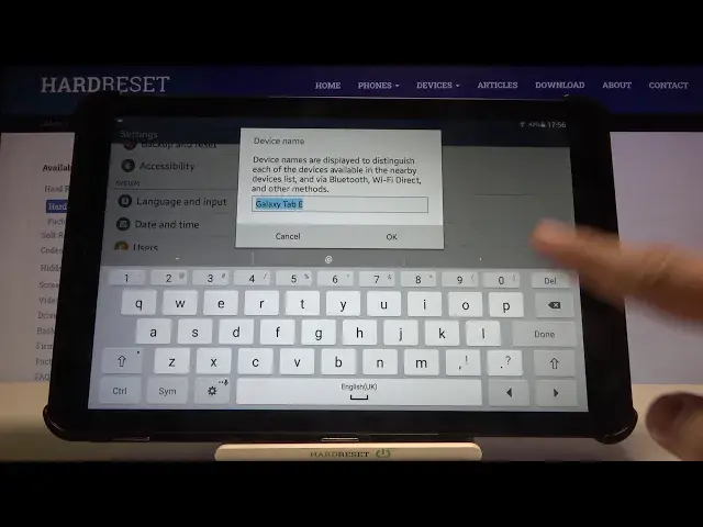 Video thumbnail for How to Change Device Name on Samsung Galaxy Tab E - Rename Samsung Tablet