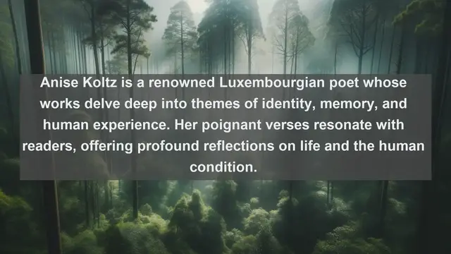 Video thumbnail for Illuminating Luxembourg's Literary Giants: Top 10 Famous Writers Revealed