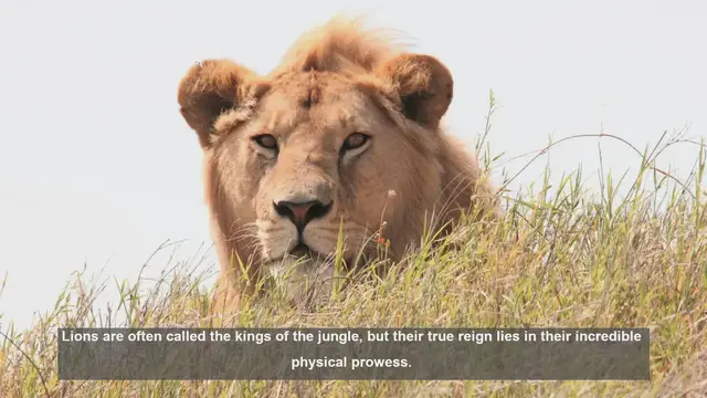 Video thumbnail for 10 Surprising Facts About Lion Muscles and Agility