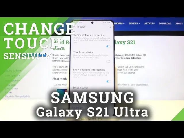 'Video thumbnail for How to Increase Screen Sensitivity in Samsung Galaxy S21 Ultra?'