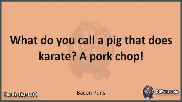 Video thumbnail for Bacon - Jokes, Puns, Wordplays, and Laughter