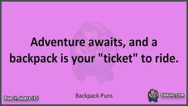Video thumbnail for Backpack - Jokes, Puns, Wordplays, and Laughter