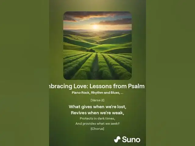 Video thumbnail for Embracing Love: Lessons from Psalm 23