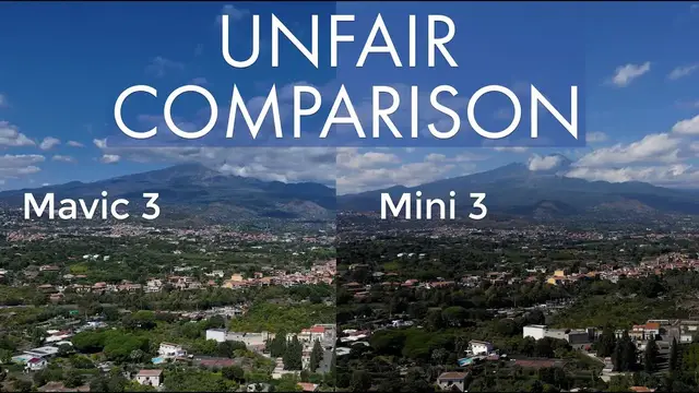 'Video thumbnail for Dji Mini 3 Pro vs Mavic 3 Video Quality Comparison and Settings'