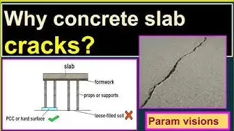 Video thumbnail for Why concrete slab cracks?/Causes or reasons for cracks in concrete slabs.