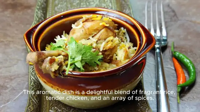 Video thumbnail for Chicken Biryani recipe