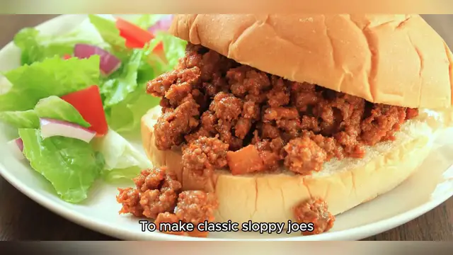 'Video thumbnail for sloppy joes recipe'