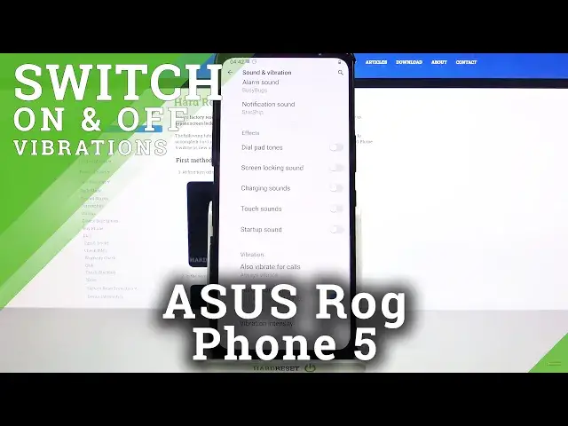 Video thumbnail for How to Change Vibration Settings in ASUS Rog Phone 5 – Open Vibration Settings