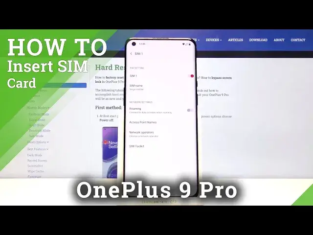 Video thumbnail for How to Insert SIM Card in OnePlus 9 Pro – Set Network Connection